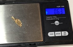 Michael Anthony 14K Gold Best Friend Pendant Right Side Only
