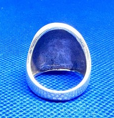 Y70 Turtle Shield Modernist 10.84g 1970 Vintage 925 Sterling Silver Ring Size 7