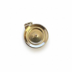 Vintage silver HAPPY BIRTHDAY CAKE ENAMEL MOVEABLE POP UP CANDLES charm #M