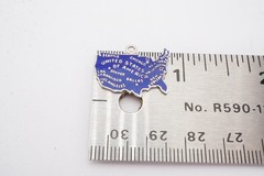 Vintage Sterling Silver 925 United States Charm Enamel
