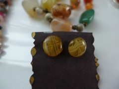 Estate find Vintage Modern Semi-precious stone set– Necklaces Earrings Bracelet