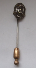 Vintage Stickpin Girl’s Face Estate Jewelry