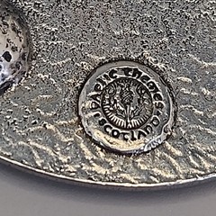 Celtic Horse Brooch Inverurie Orange Pewter Plated Made with Swarovski Crystals