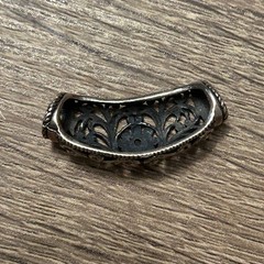 Vintage Silver Tone Metal Coil Choker w/3 Individual Slide on Pendants