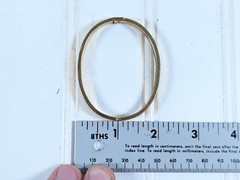 Vintage Charles Revson Inc. Aldo Cipullo Love Bracelet Gold Electroplate 1970