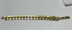 Vintage St Petersburg Florida Bracelet Souvenir Tourist Enamel Brass Plated