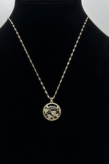Love Mom Hearts Pendant And Necklace 18”-20” Mom Gift Metal Gold Tone New