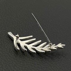 Tiffany & Co. Leaf Vintage 1996 Brooch Silver 925 Unisex Pre-Owned