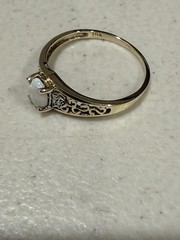 Vintage T&C 10k Gold Opal Ring Size 6.75