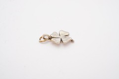 Vintage Sterling Silver 925 Four Leaf Clover Charm