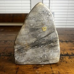 Gorgeous 2 Tone Grey Stone Heavy Warrior Spiritual Statue