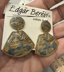 I am Edgar Berebi this is 3 Pairs of my earrings never used vintage stock