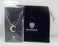 Hespera Silver Crescent Moon Necklace – NEW