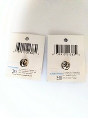 Vtg Lot of 2, Russ – Visions of Winter, Snowflake Pins, Silver Plated Pewter 