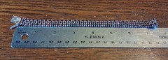 Vintage 1990s Sterling Garnet CZ Tennis Bracelet 37grams See Pics/Description