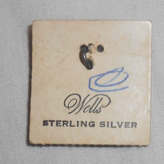 Vintage Wells Enamel United States Map God Bless America Sterling Silver Charm