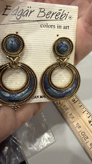 I am Edgar Berebi this is 3 Pairs of my earrings never used vintage stock