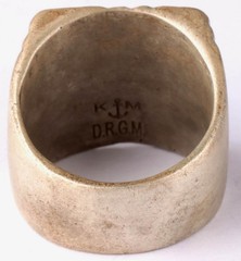 Ring The Kiss Image style PETER BEHRENS Der Kuss Motive 1898 Vintage jewelry Art