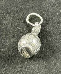 Chianti Bottle Vintage Italian Silver Charm, Pre-owned