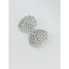 Sarah Coventry Silver Trellis Earrings 1970s