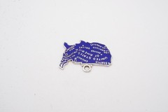 Vintage Sterling Silver 925 United States Charm Enamel