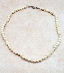 Vintage Estate 6mm – 7mm Pearl & Bead Necklace 925 Sterling Silver 18”