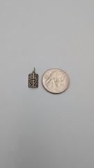 Solid Sterling Silver Double Dice Charm – Vintage Lucky Dice Pendant – 3g.