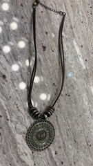Vintage Pendant -Antique Style Necklace Symbolizes Luck