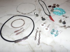 Vintage Sterling Silver Scrap or Not Jewelry Lot 138 grams necklace bracelet +++