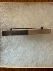 Vintage RM Studios Sterling Gold Artisan Pin