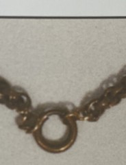 Miriam Haskell 60” Gold Tone 6.4mm Metal Bead Flapper Necklace Signature Clasp
