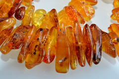 68gr RUSSIAN SOVIET BALTIC AMBER BEAD NECKLACE 琥珀 BRACELET STONE PENDANT EARRING
