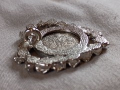 Vintage 1961 Great Britain Six Pence Coin Heart Pendant.