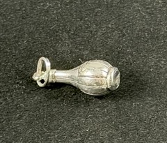 Chianti Bottle Vintage Italian Silver Charm, Pre-owned
