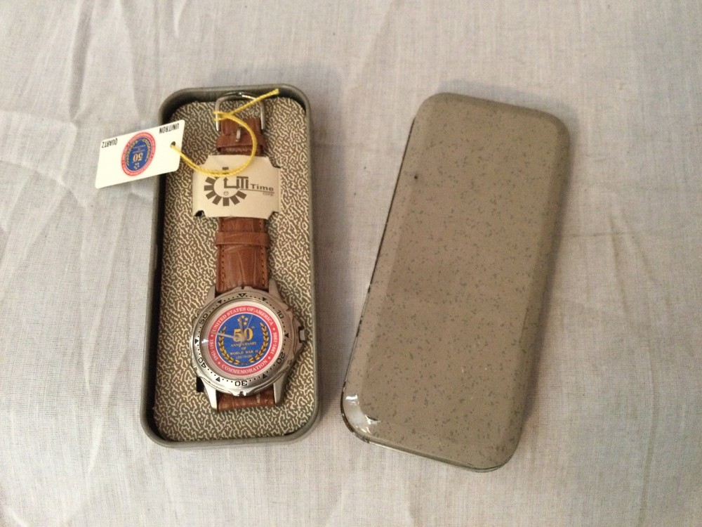United States Of America Commemorative 50th Anniversary Of WW2 Unitron Watch
