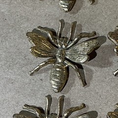 Group Of 8 Vintage Gold Finished Wasp/Bee Jewelry Pieces As Is INV-AT08