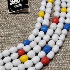 Ken Done Designed In Australia Wooden Colorful Beaded Statement 16″ Necklace