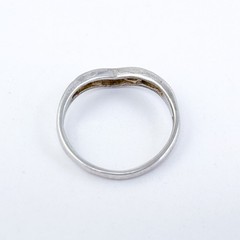 Vintage Sterling Silver 925 Filigree Chevron Band Ring Size 5.5