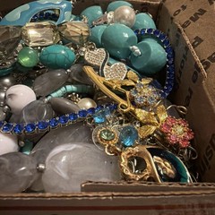 Vintage to Now Jewelry Lot, All Wearable Untested. No Junk. Box D9