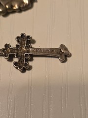 Vintage Bracelet With Sterling Silver Charms And Glass Beads 7.5″ Long