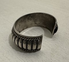 Vintage TC Sterling Cuff Bracelet 925 Mexico 44grams