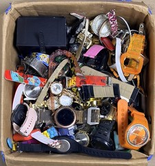 Large Vintage Junk Drawer Watch Lot 17++ Lbs