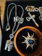 VTG Lot Of 23 Old Costume Jewelry Pieces Bakelite Antique Wearable Stones Rings