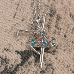 Ballerina Necklace For Women Little Teens Young Lady 13-19 First Dance Recital
