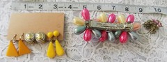 LARGE VINTAGE LOT MEN’S WOMEN’S ACCESSORIES & JEWELRY BOLO TIES EARRINGS++