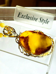14K Gold Filled Genuine Vintage Baltic Amber Necklace Butterscotch Polish 老琥珀