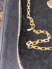 Vintage Chain Necklace & Charm Lot