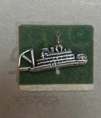 Vintage Dancraft Steamboat Charm