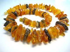 Genuine Massive Amber Beautiful Baltic Amber Necklace 60 grams 21 inches !!!