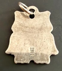 James Avery Sterling Silver 925 Hooty Owl Discontinued Pendant Charm Whimsy